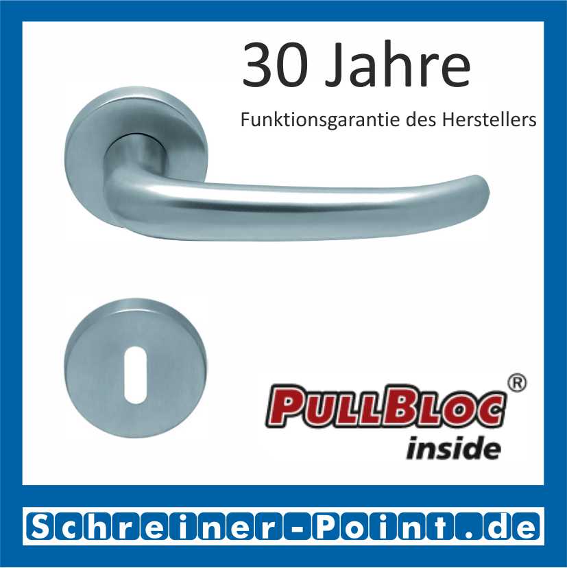 Scoop Dragon PullBloc Rundrosettengarnitur, Rosette Edelstahl matt